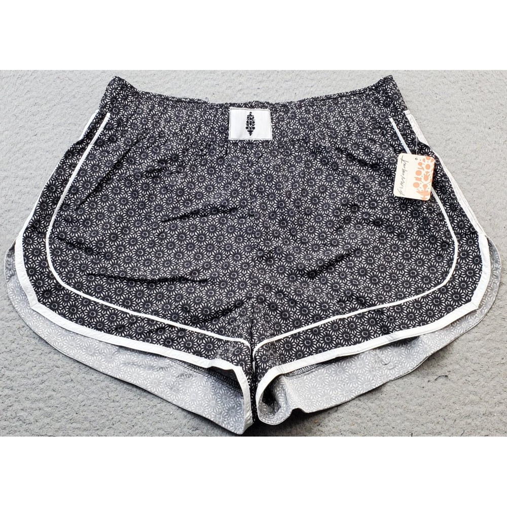 Free People Movement Varsity Blues Shorts Womens L Multi Starburst Geo OB1778609